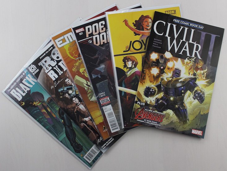 Comicboxer Subscription Box Review + Coupon April 2016 - all comics