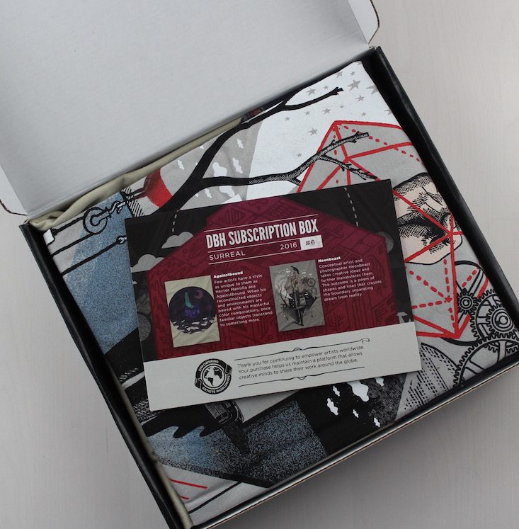Design By Humans Collector's Box Review May 2016 - inside