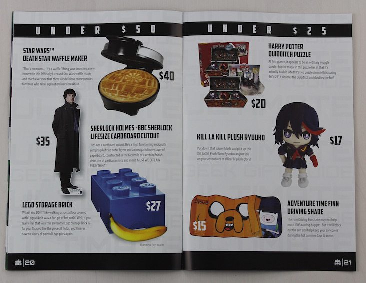 Geek Fuel Subscription Box Review + Exclusive Coupon June 2016 - booklet inside