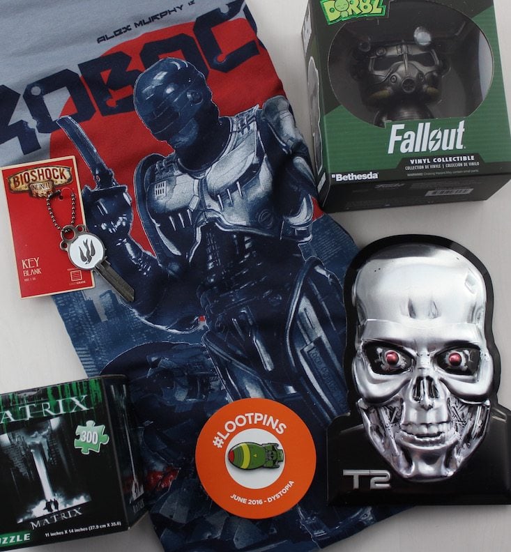 Loot Crate Subscription Box Review + Coupon June 2016 - all items