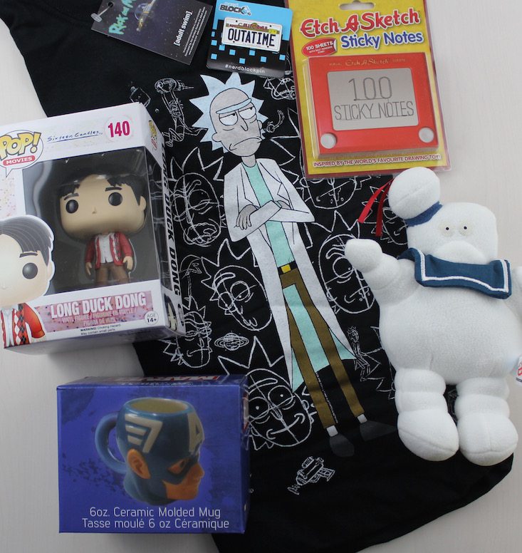 Nerd Block Subscription Box Review + Coupon May 2016 - all items