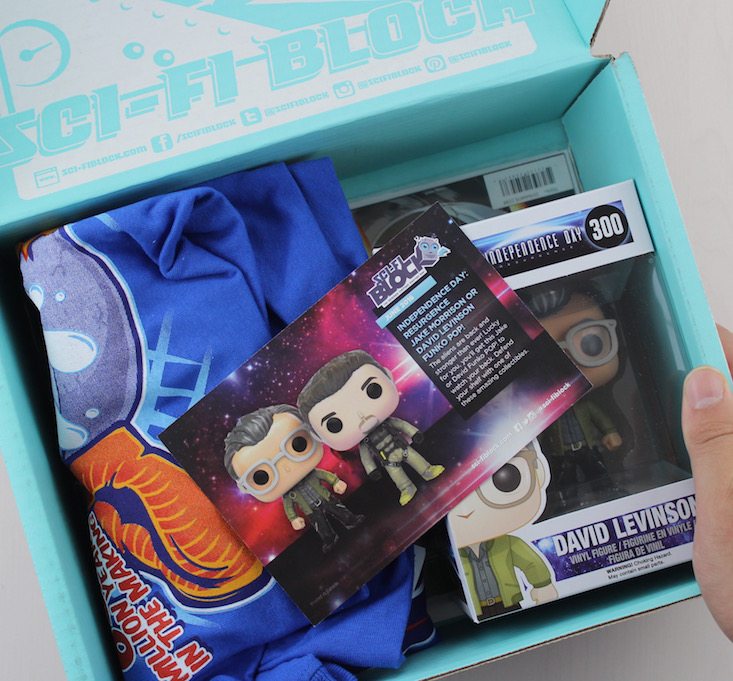 Sci Fi Block Subscription Box Review + Coupon June 2016 - inside