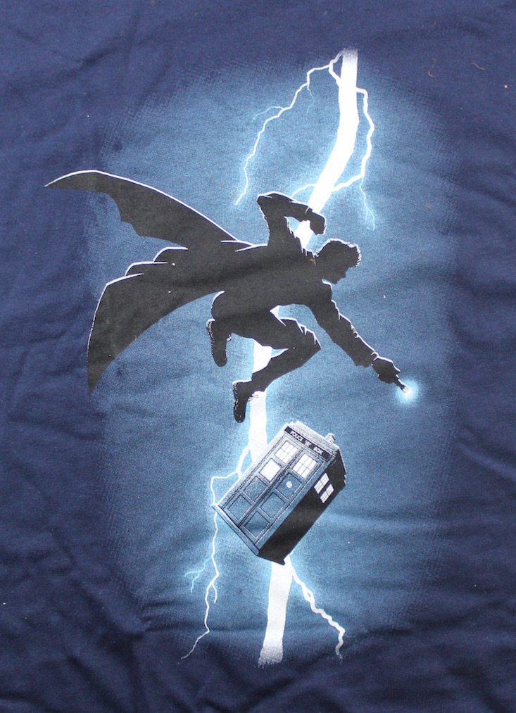 Sci Fi Block Subscription Box Review + Coupon May 2016 - Doctor Who shirt