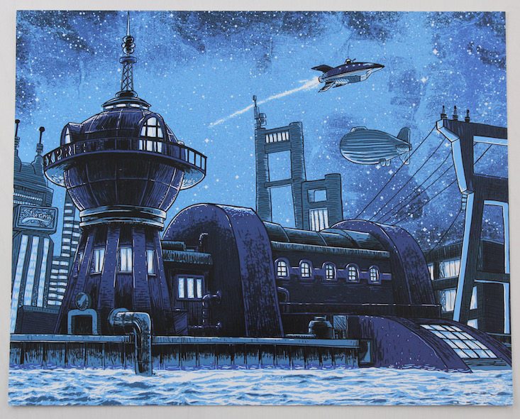 Sci Fi Block Subscription Box Review + Coupon May 2016 - Futurama print