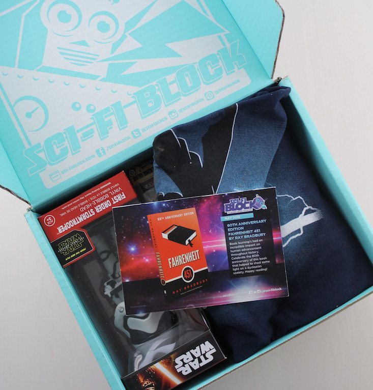 Sci Fi Block Subscription Box Review + Coupon May 2016 - inside