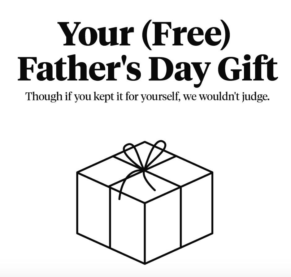 Free Bespoke Post Father’s Day Mystery Box with Purchase!