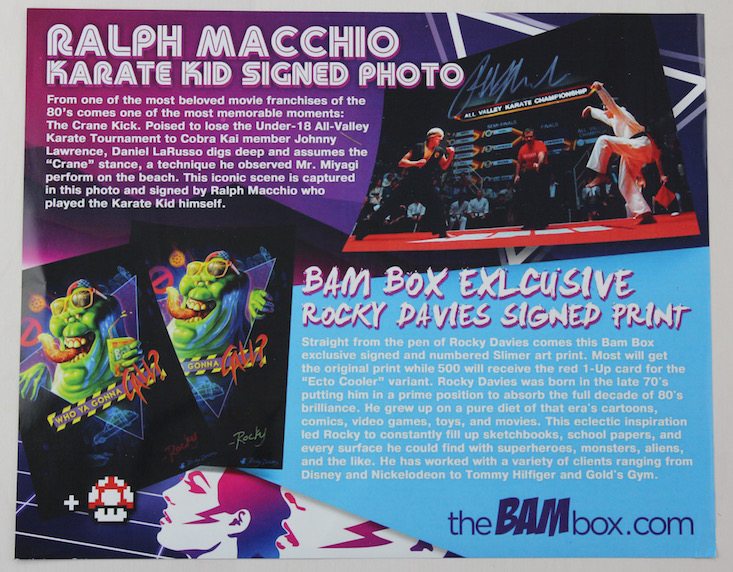 The BAM! Box Subscription Box Review + Coupon June 2016 - card front