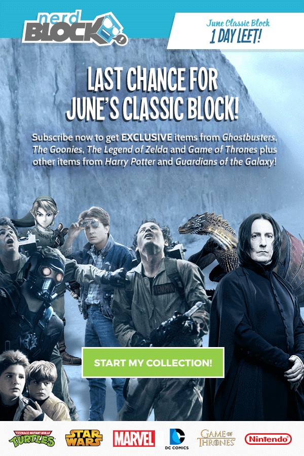 LAST DAY – 40% Off Your First Nerd Block Classic Box!