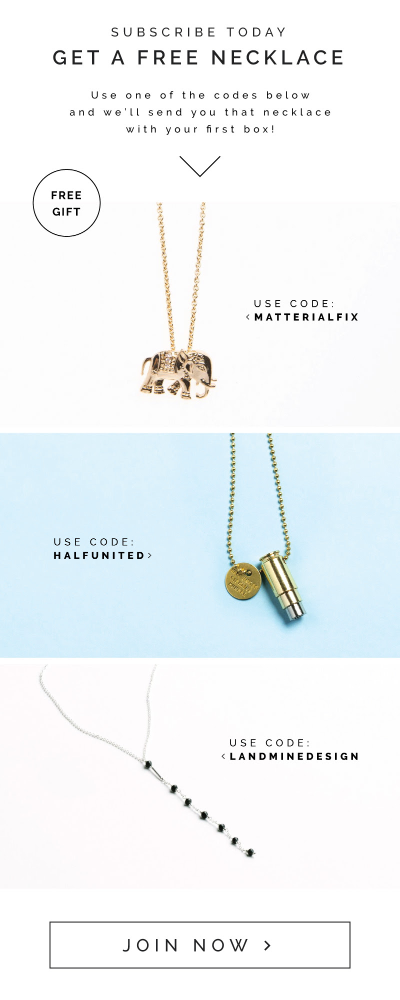 CAUSEBOX GWP Coupon – Free Necklace With Subscription!