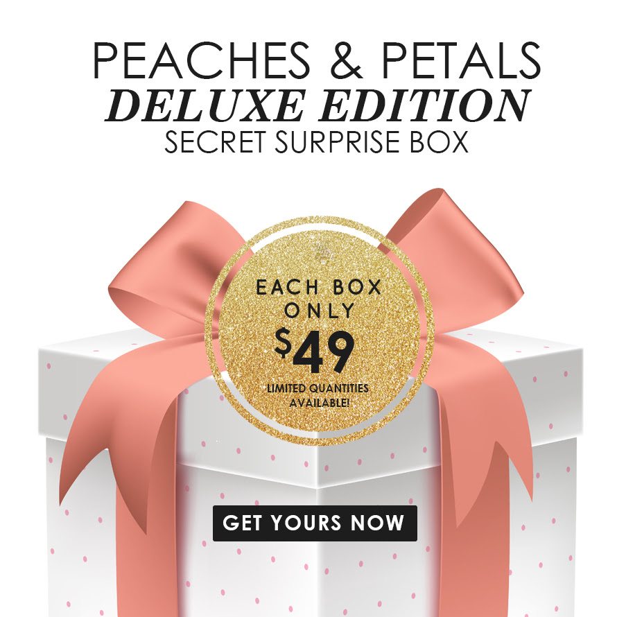 Peaches and Petals Mystery Box Available Now + Coupon!