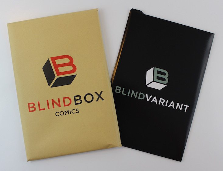 Blindbox Comics Subscription Box Review + Coupon July 2016 - envelopes
