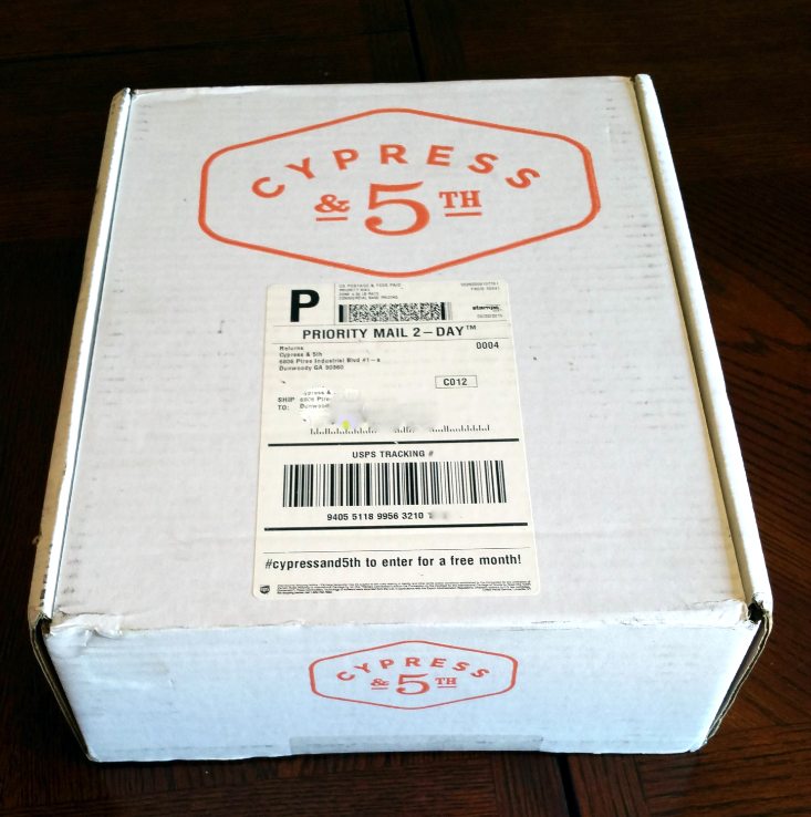 CYPRESS & 5TH JUNE 2016 - BOX