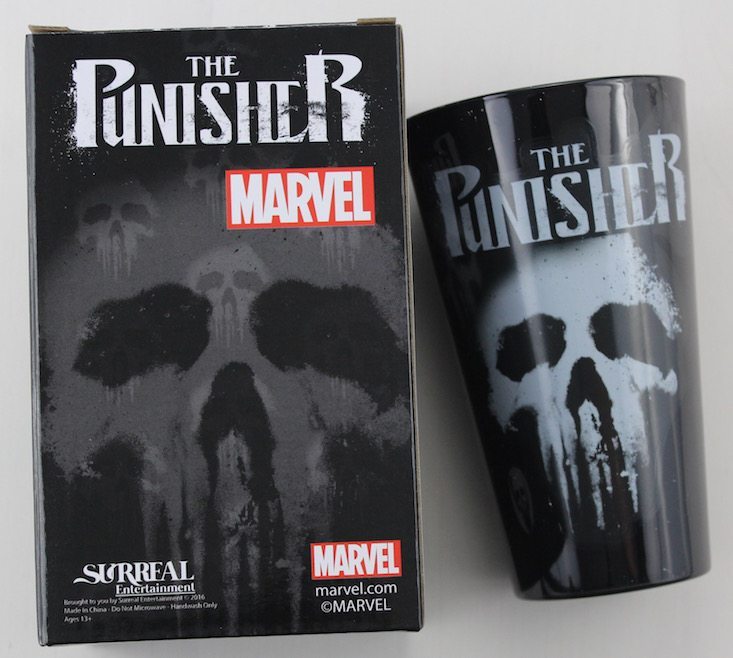 Comic-Block-Subscription-Box-Review-Coupon-June-2016-Punisher-Print-Glass