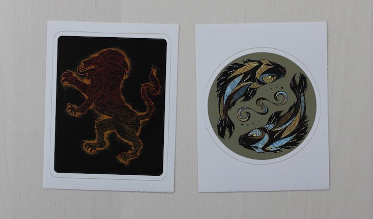 Design By Humans Collector's Box Review July 2016 - stickers