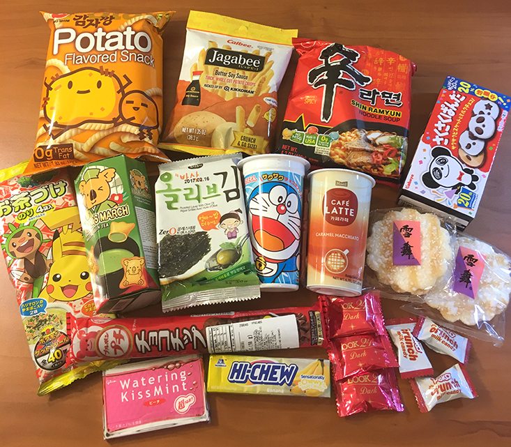 EsianMall-SnackBox-June-2016-Contents