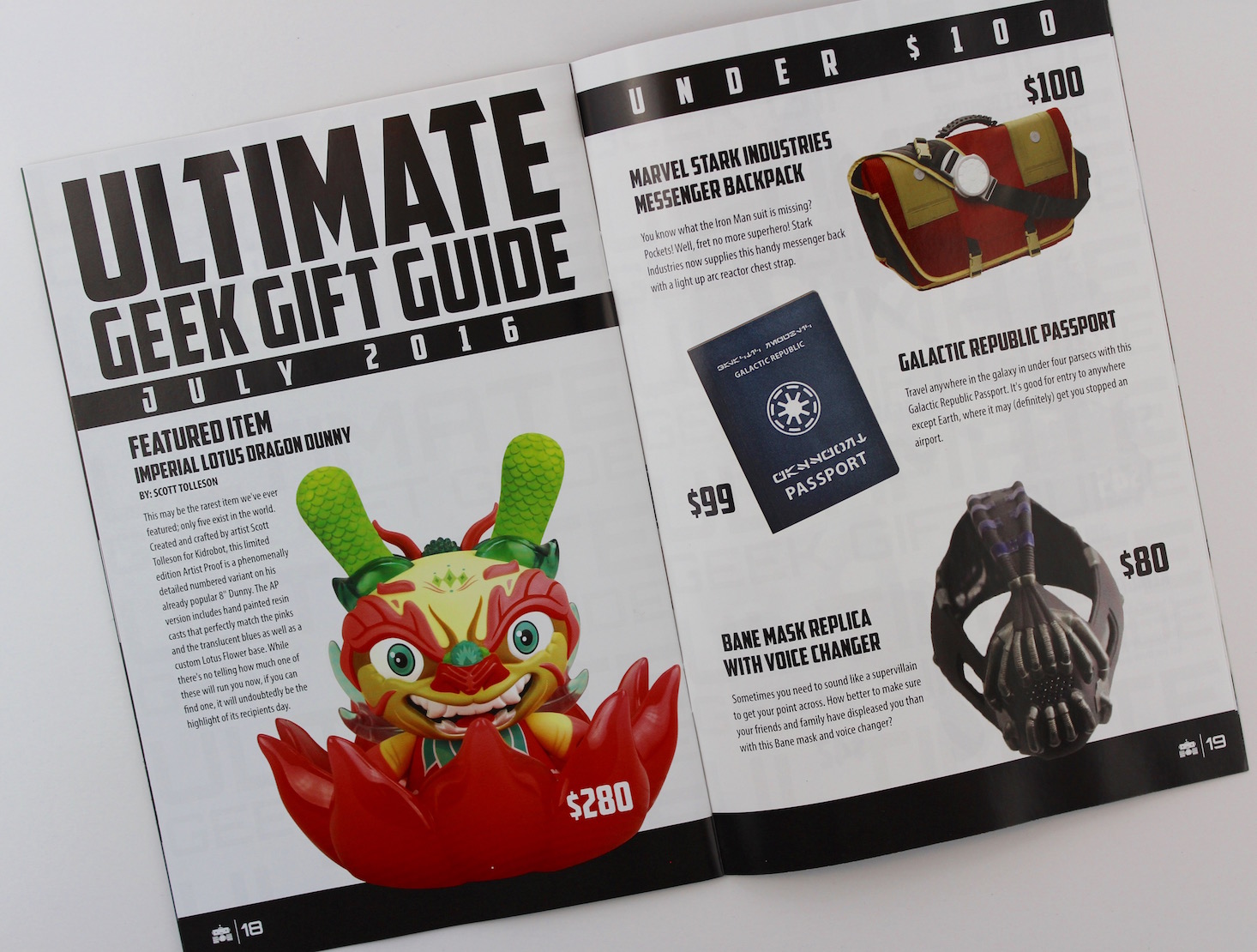 Geek Fuel Subscription Box Review + Exclusive Coupon July 2016 - mag inside