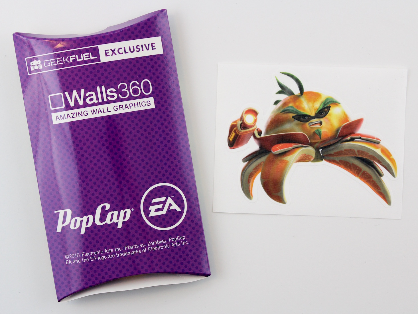 Geek Fuel Subscription Box Review + Exclusive Coupon July 2016 - wall decal