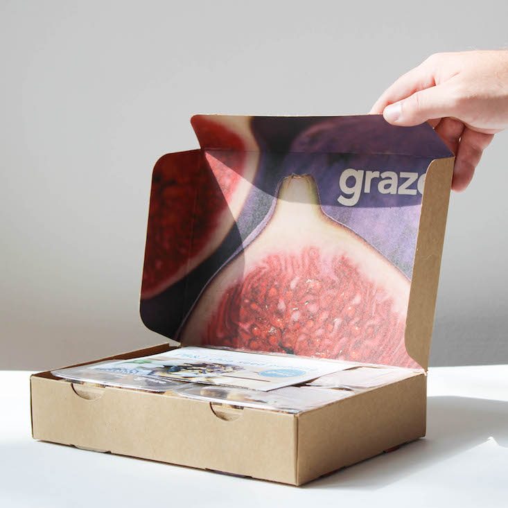 Graze Top 20 Box Review + Free Box Coupon July 2016 - opened