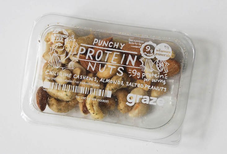 Graze Top 20 Box Review + Free Box Coupon July 2016 - protein nuts