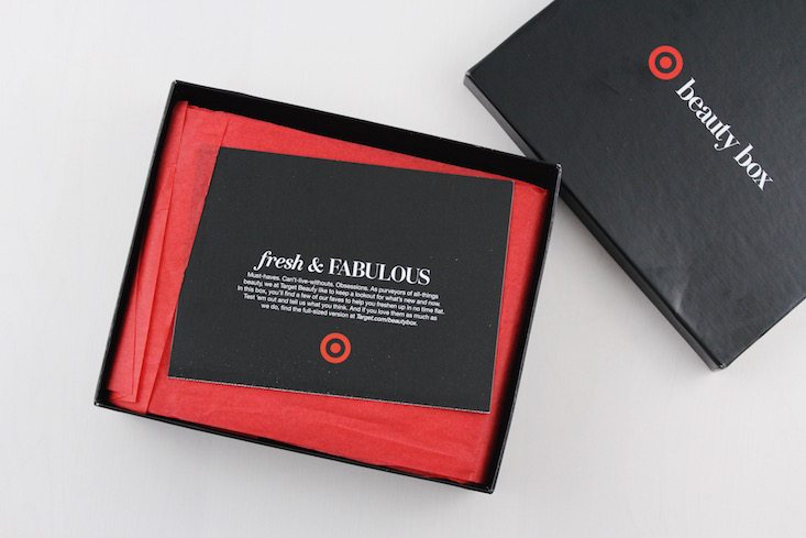 Target Beauty Box July 2016 Box Info
