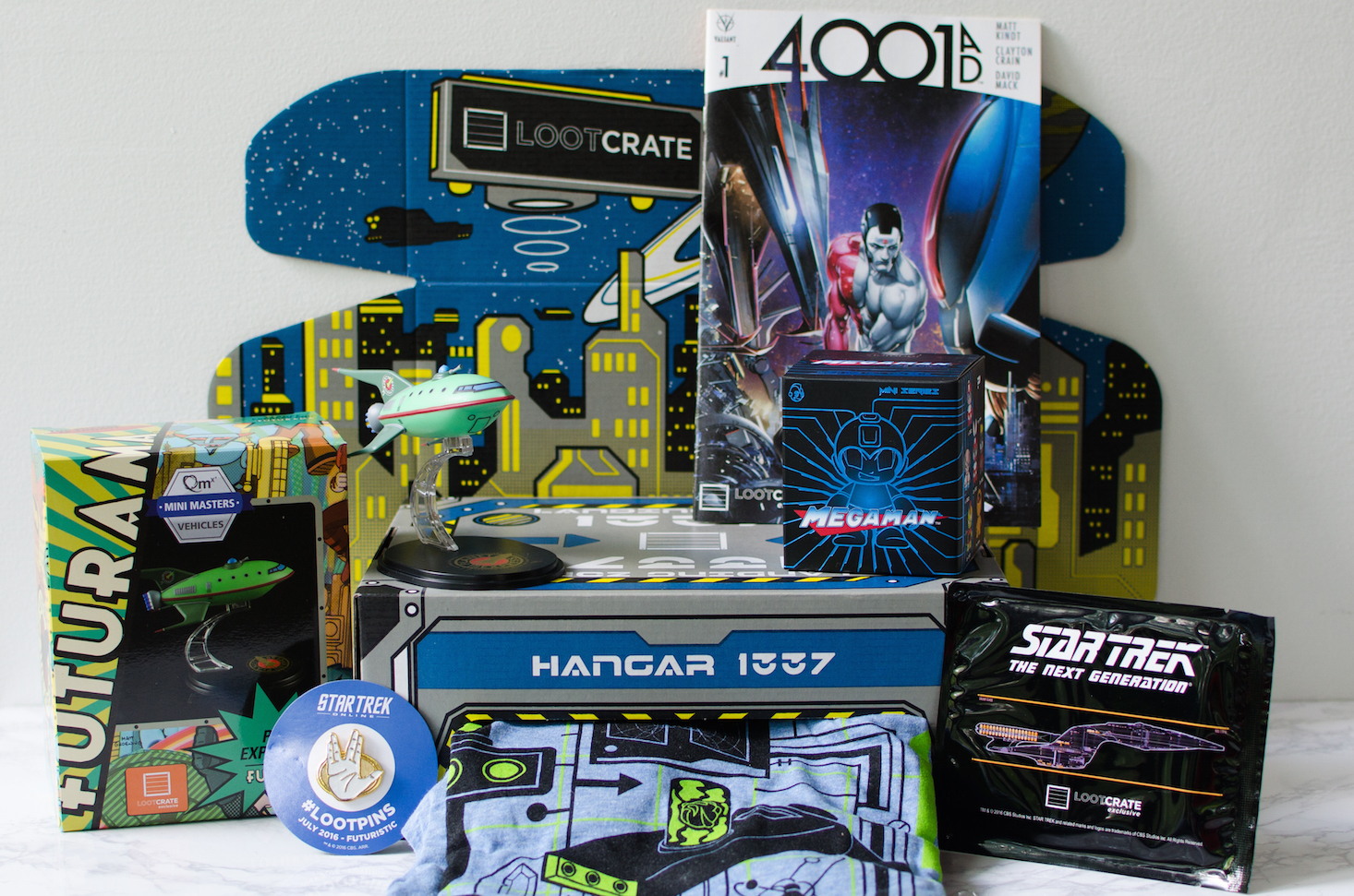 Loot Crate Subscription Box Review + Coupon July 2016 - all items