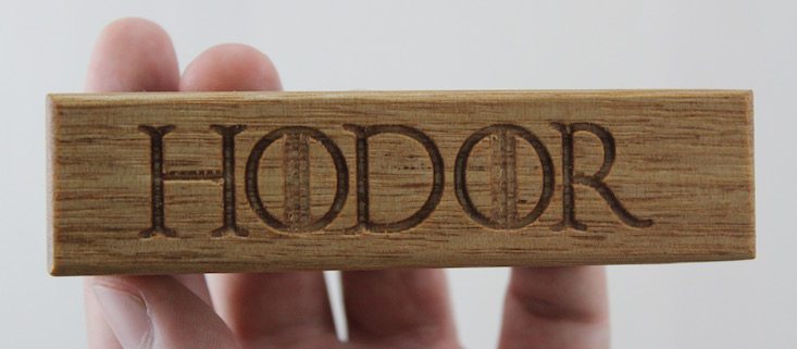Lootaku Subscription Box Review + Coupon June 2016 - Hodor door stop