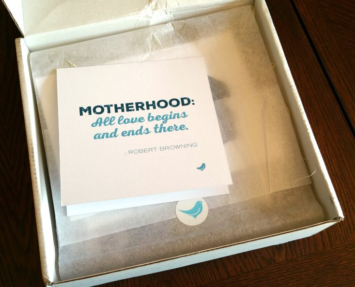 MAMA BIRD MONTH 9 BOX - PACKAGING