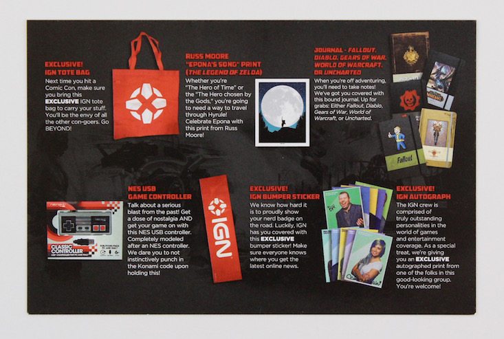 Nerd Block + IGN Limited Edition Block Review - card back
