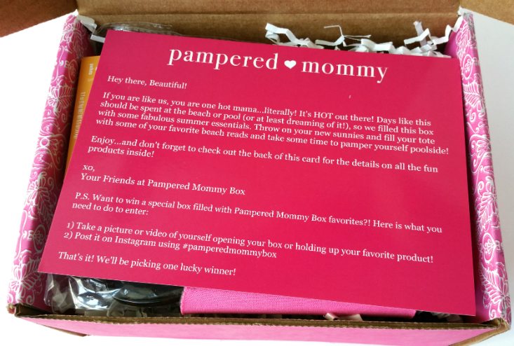 PAMPERED MOMMY JULY 2016 - info