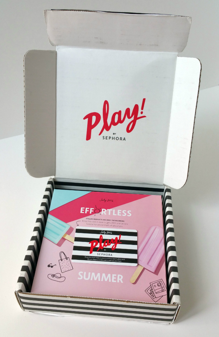 PLAY BY SEPHORA JULY 2016 - packaging 1