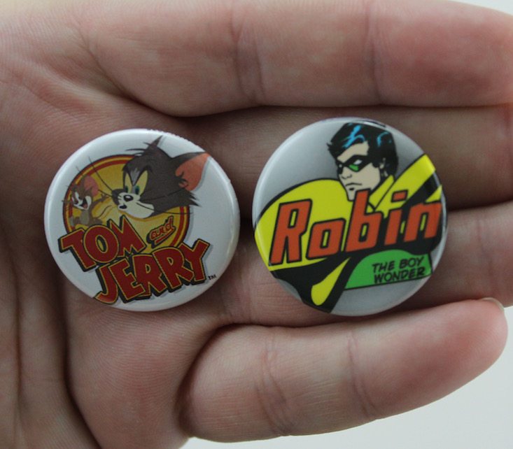 Powered Geek Box Subscription Box Review June 2016 - pins