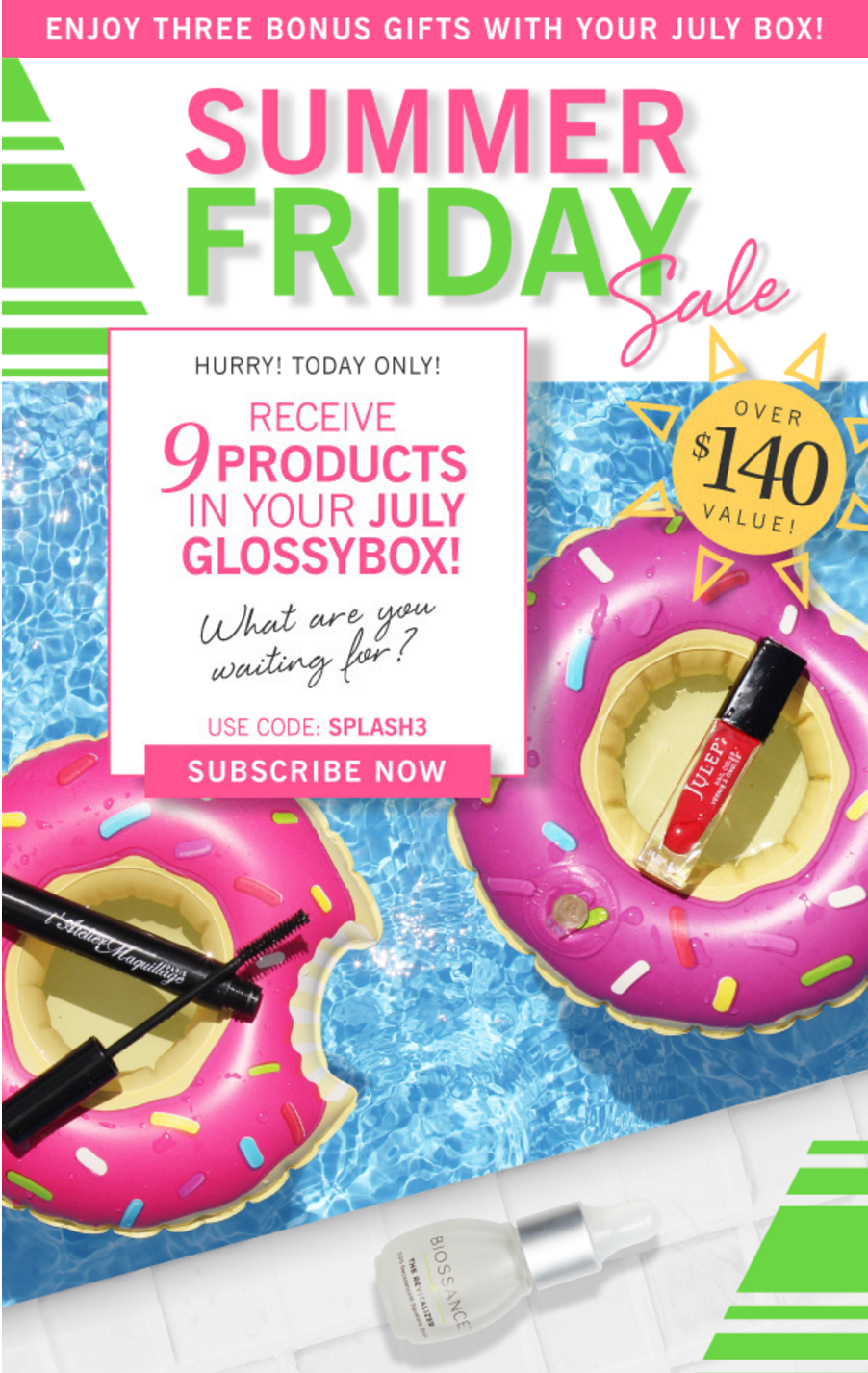 GlossyBox Flash Sale – 3 Free Bonus Gifts OR Free Bonus Box!