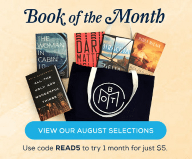 Book of the Month Selection Time for August + First Book for $5!