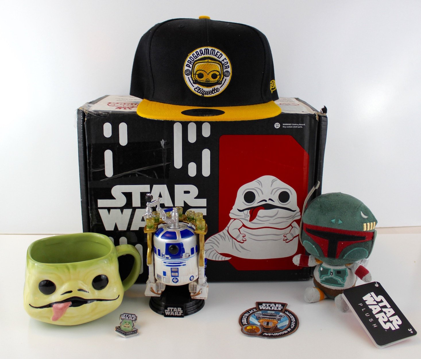 Star Wars Smuggler's Bounty Subscription Box Review Jabba's Palace - all items