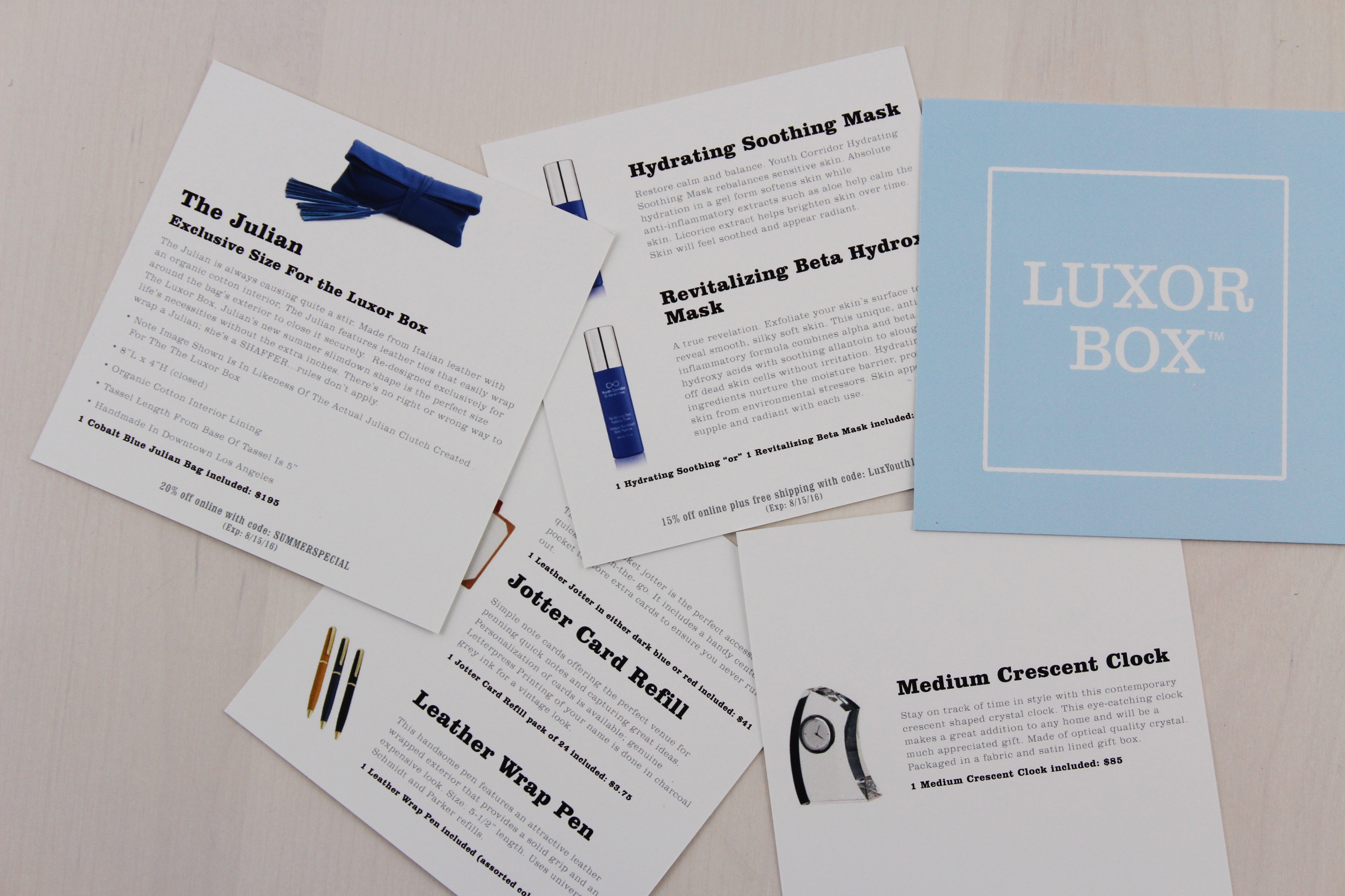 luxor-box-july-2016-info