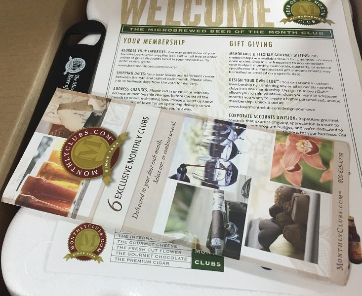 The Microbrewed Beer of the Month Club Box Review + Coupon– June 2016