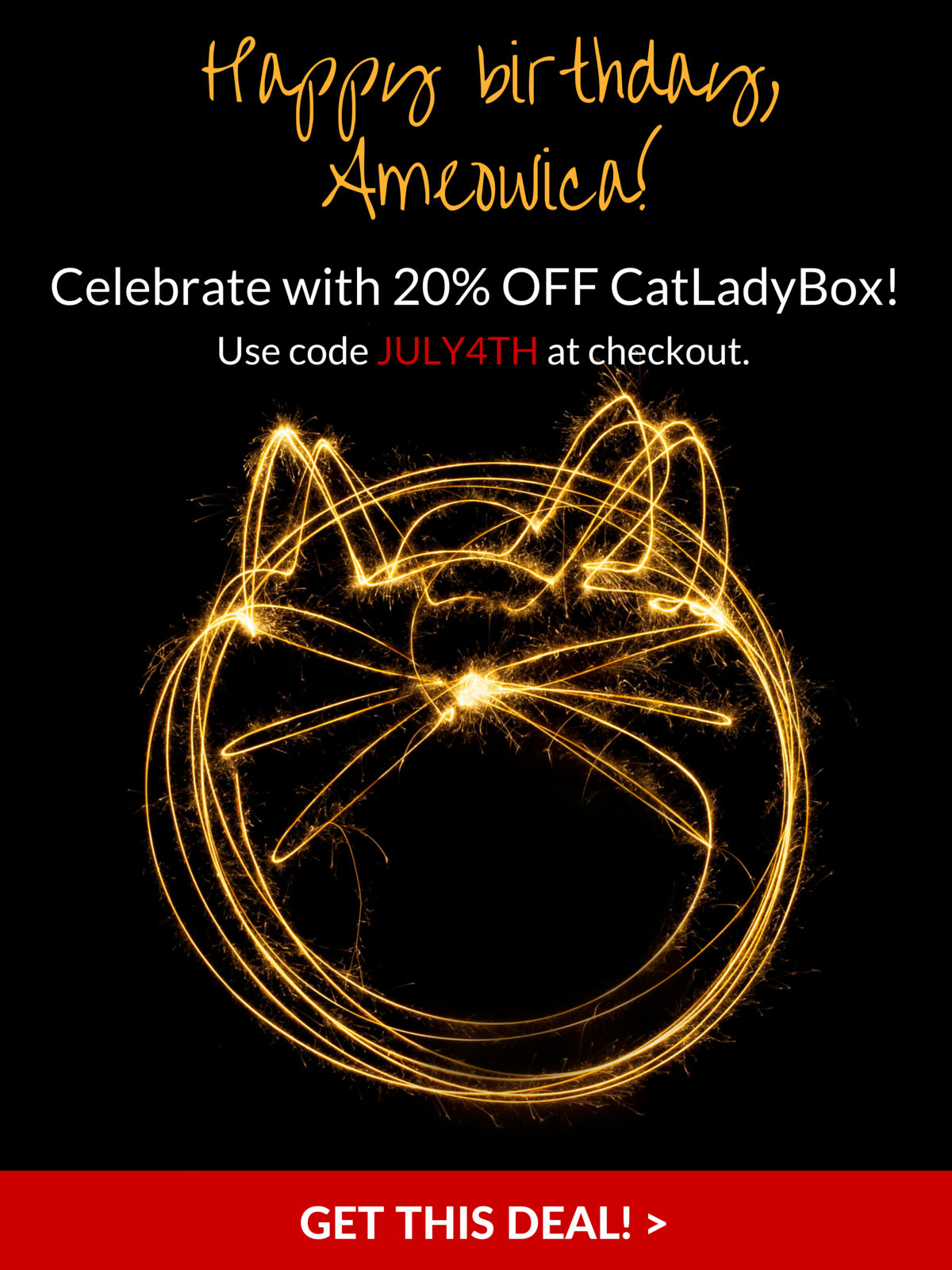 4th Of July Cat Lady Box Coupon – 20% Off Your First Month!