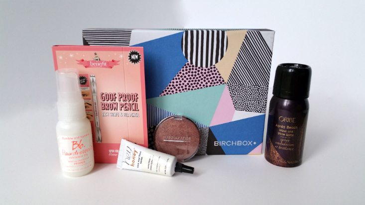 BIRCHBOX AUGUST 2016 - ALL ITEMS