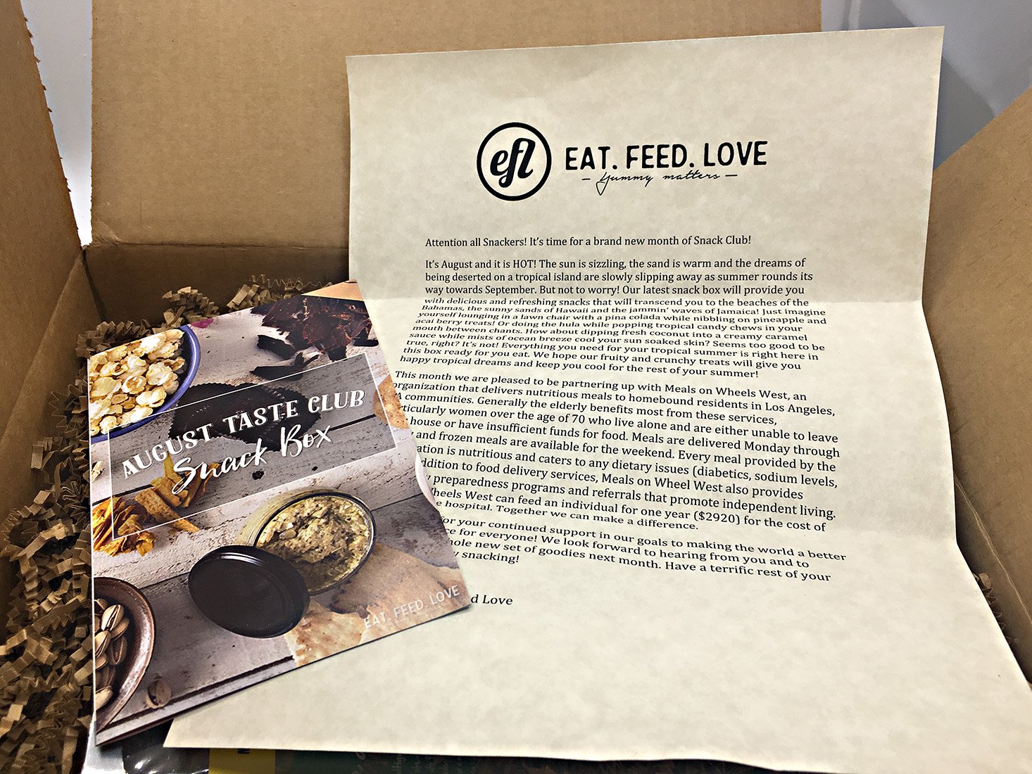 Snack Box from Eat Feed Love Subscription Review + Coupon- Aug 2016