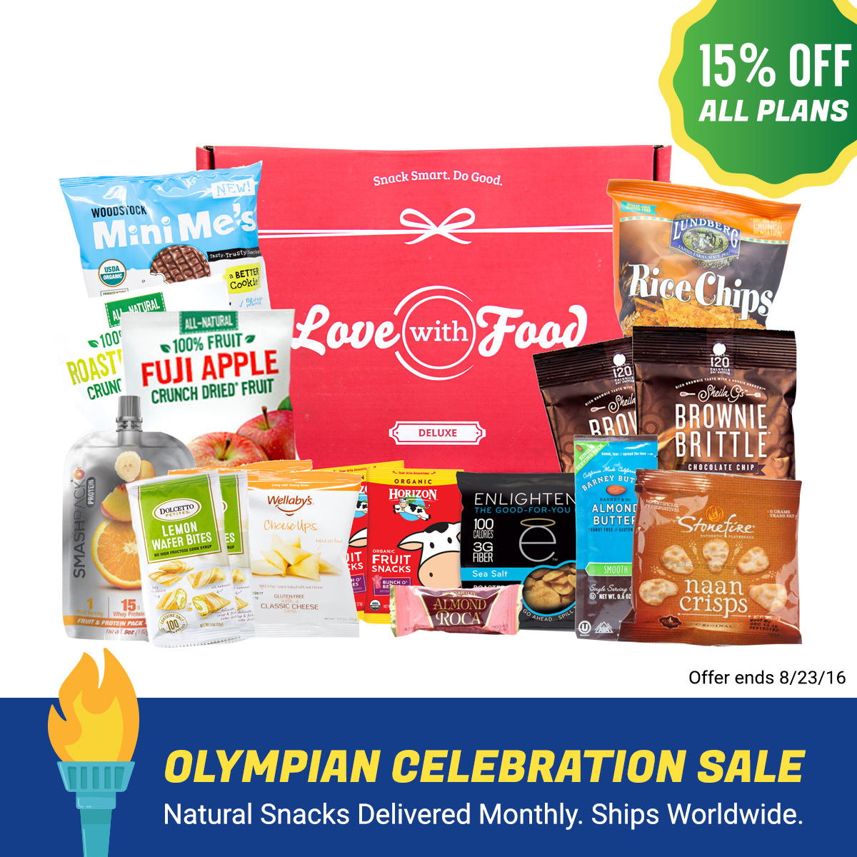 Love With Food Sale – 15% Off Any Length Subscription!
