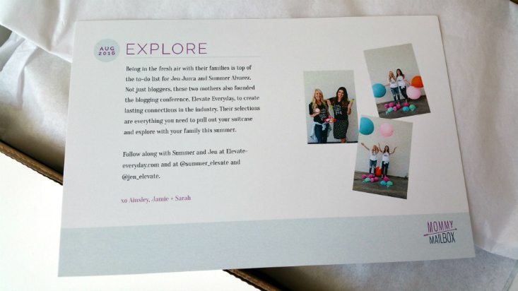 MOMMY MAILBOX AUGUST 2016 - info 1