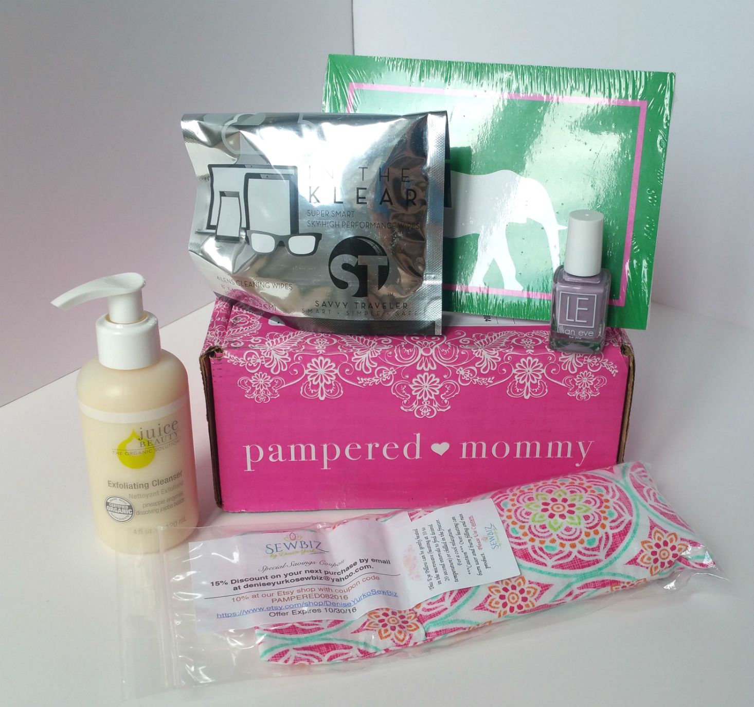 PAMPERED MOMMY AUGUST 2016 - all items