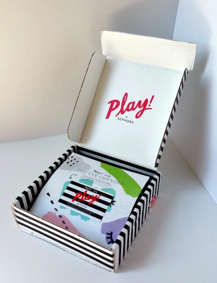 PLAY BY SEPHORA AUGUST 2016 - PACKAGING 1