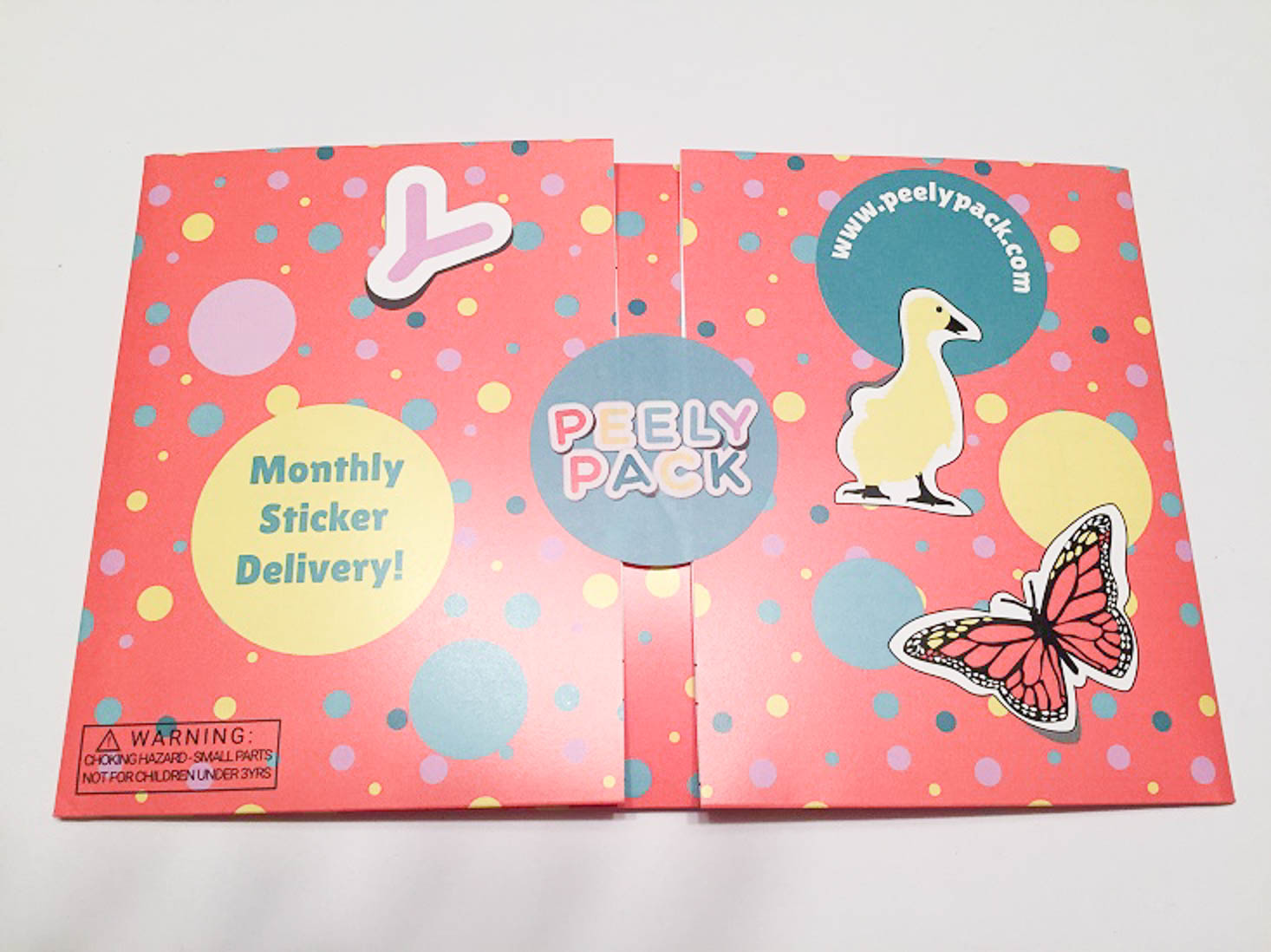 PeelyPack Sticker Subscription Review + Coupon- August 2016