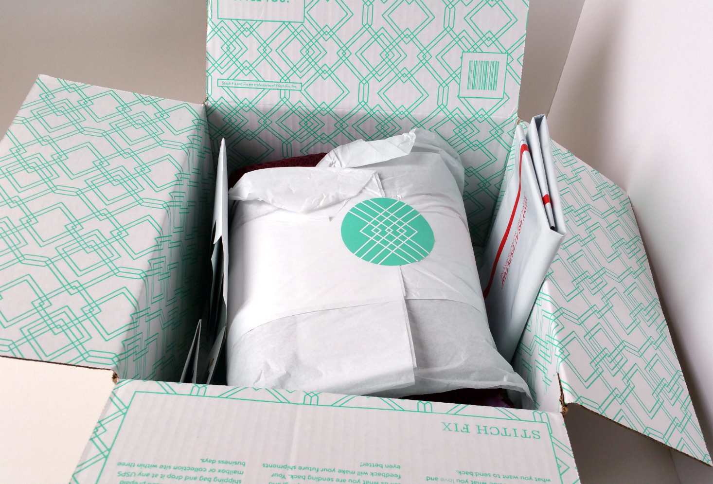 STITCH FIX SEPTEMBER 2016 - PACKAGING