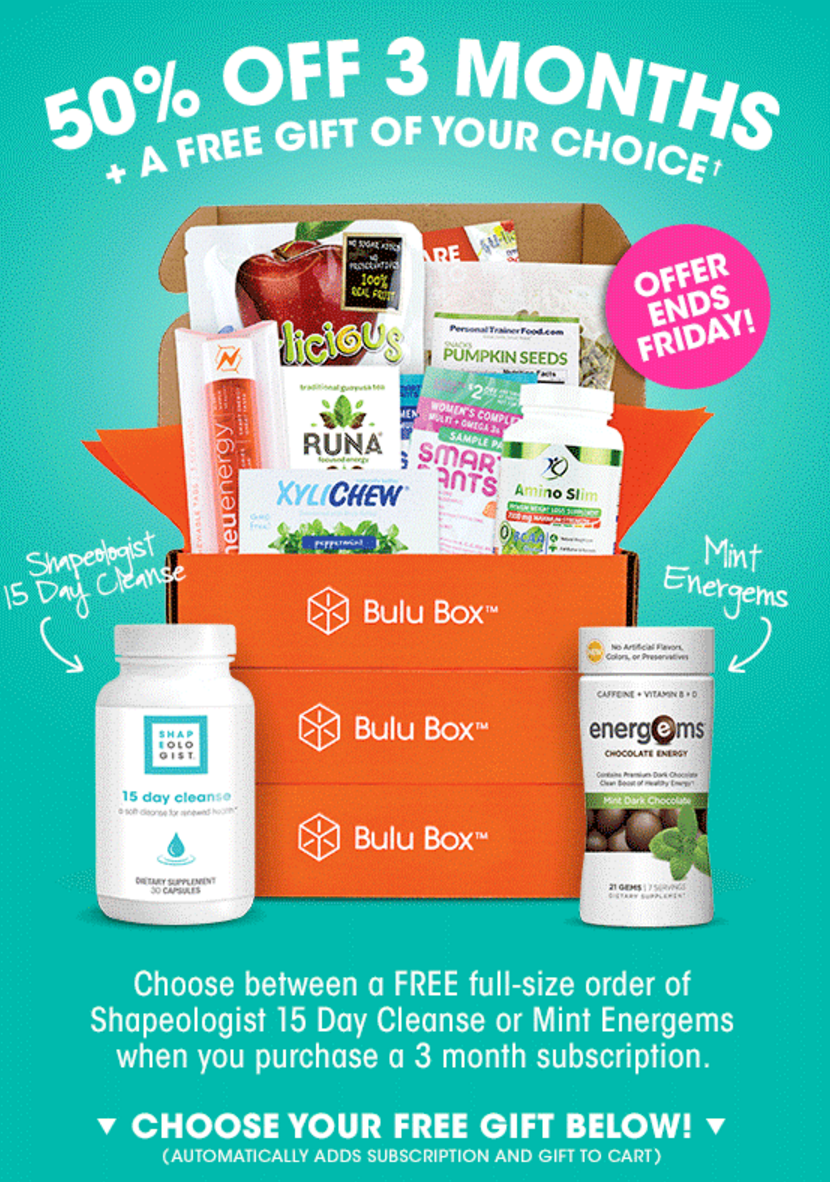 1 Day Left! 50% Off 3-Month Bulu Box Subscription + Free Gift!