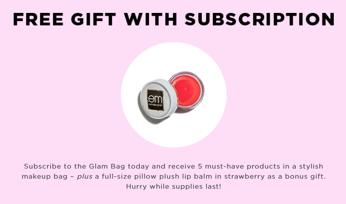 Ipsy Coupon – Free Lip Balm With Your First Month of Ipsy!