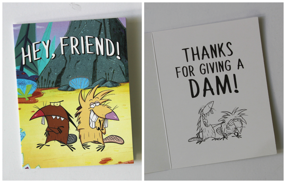 The Nick Box - Angry Beavers card collage