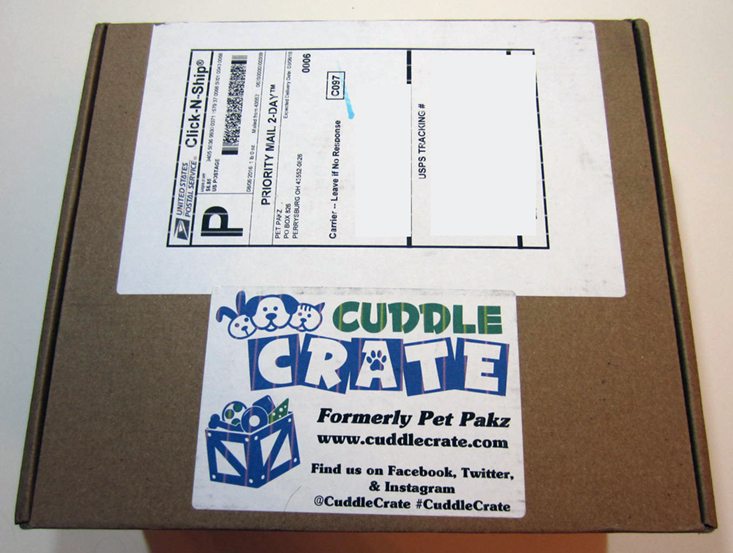 Cuddle Crate Cat Subscription Box Review + Coupon – Aug 2016