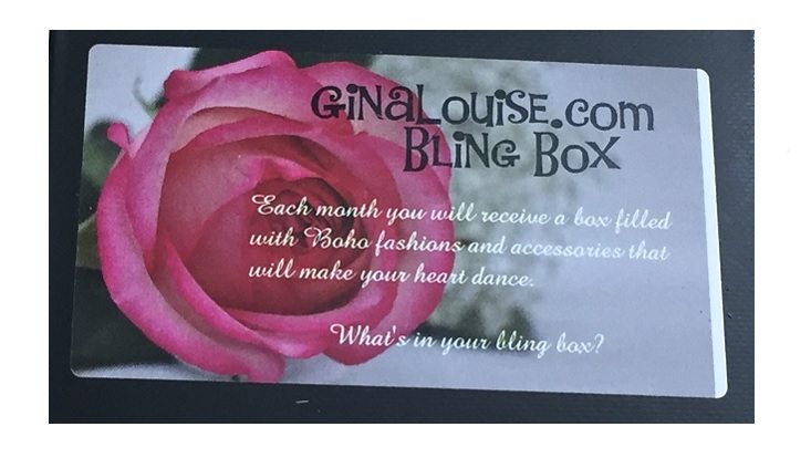 Gina Louise Bling Box Subscription Review + Coupon – Aug 2016